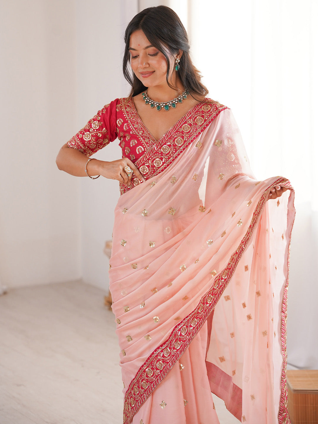 Net Saree