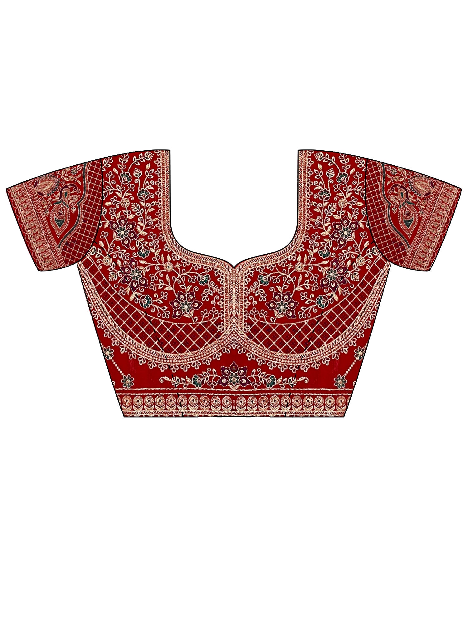 full embroidered blouse saree
best saree to wear