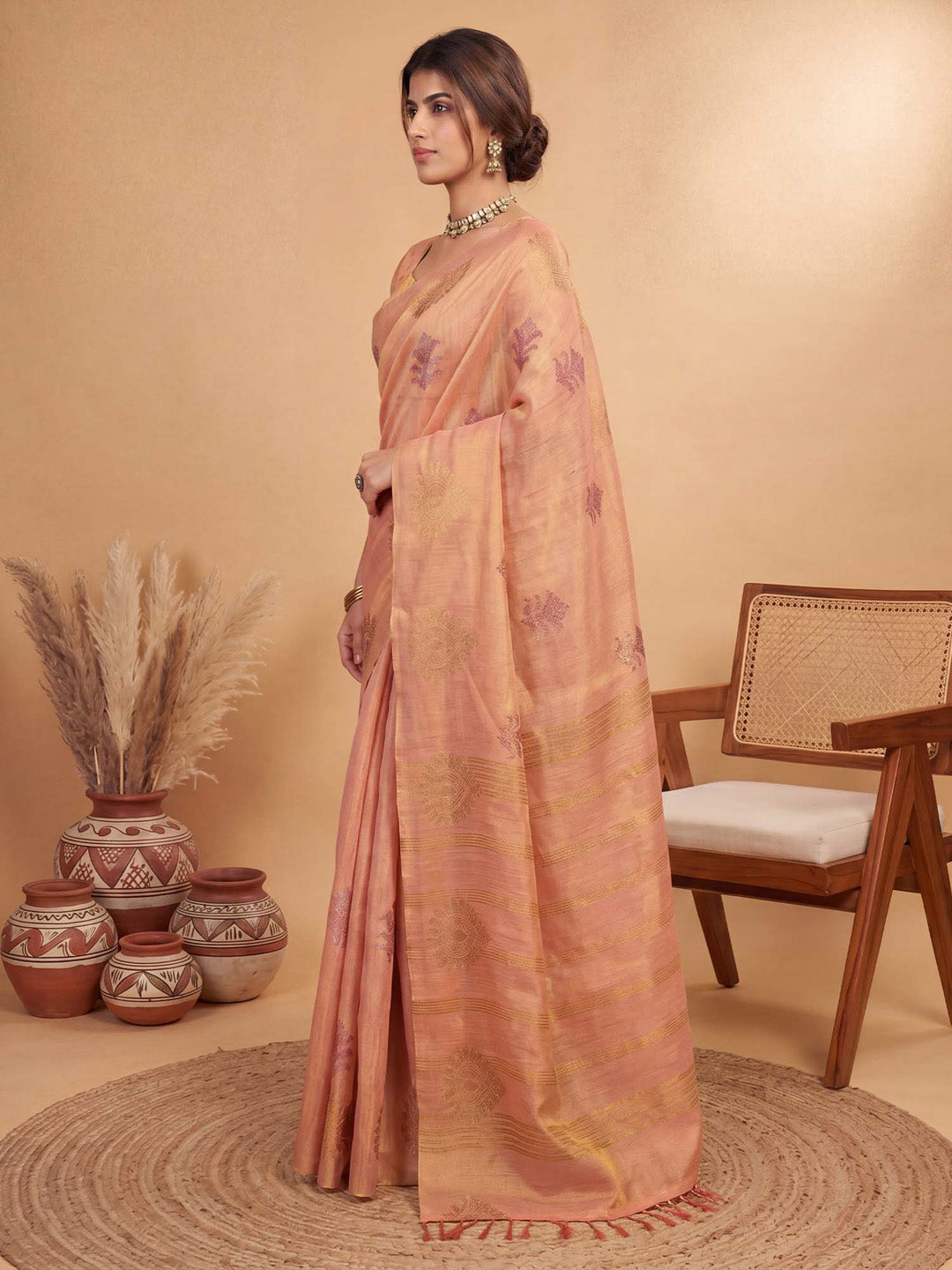 marriage function saree
pink collection saree
zari work saree