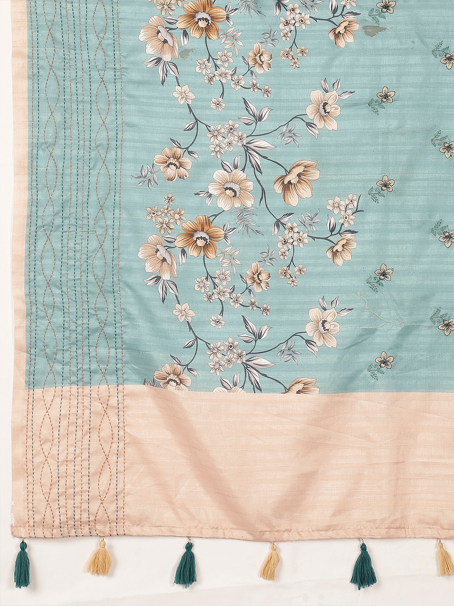 floral printed saree
