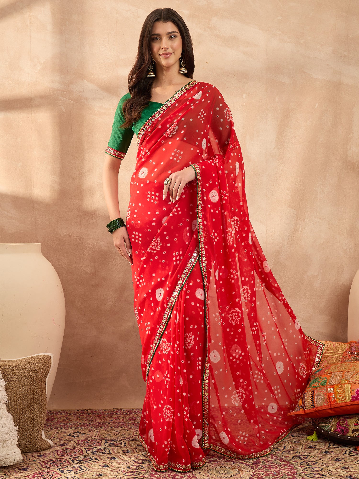 Bandhani Printed Saree