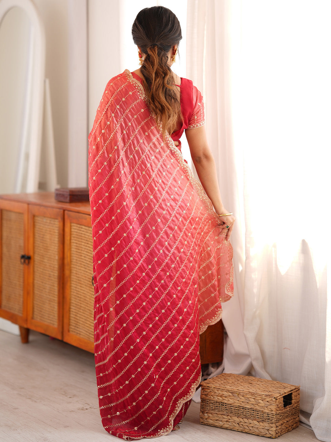Rich Golden Zari Embroidery saree
best saree to wear
tranding saree collection