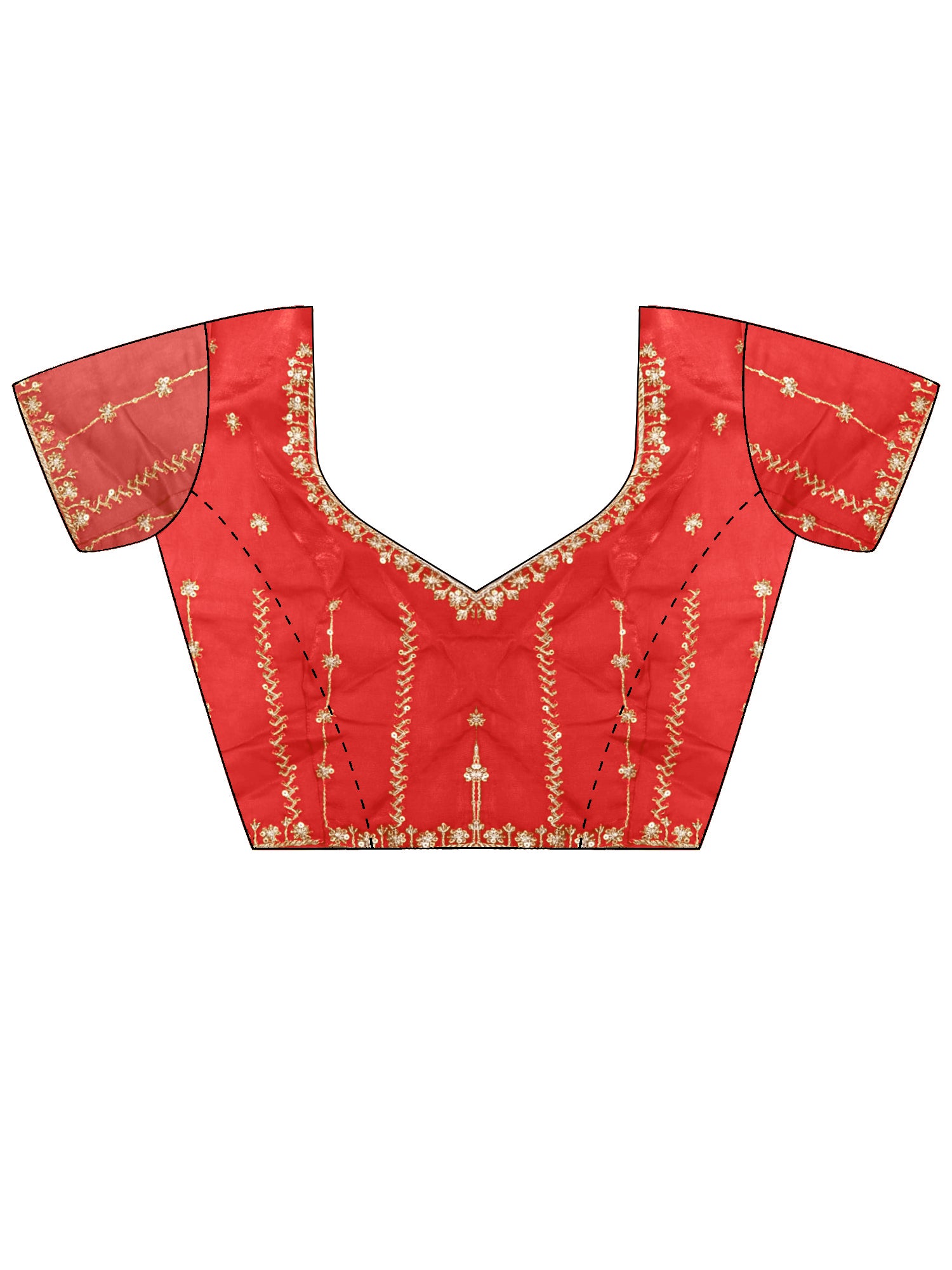 attractive embroidered blouse 