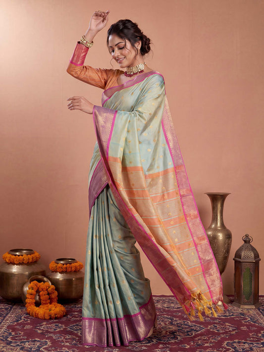 festival wear saree
temple visit saree
traditional celebration 