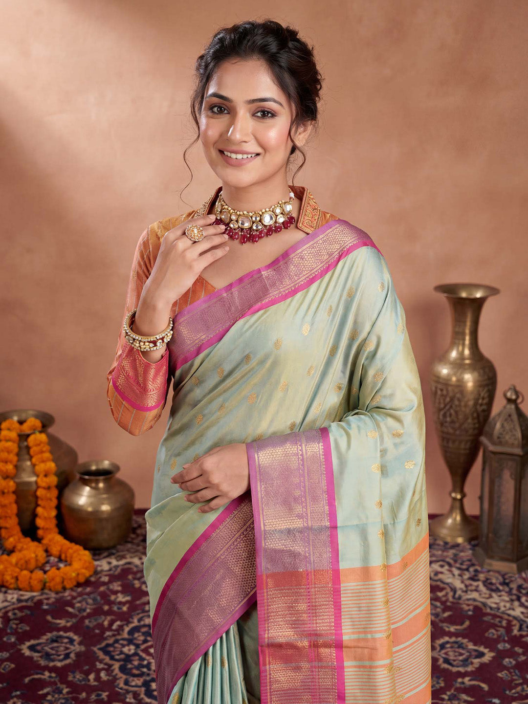best tradition saree
gift for mom
gift for sister
gift for wife
family gathering saree
