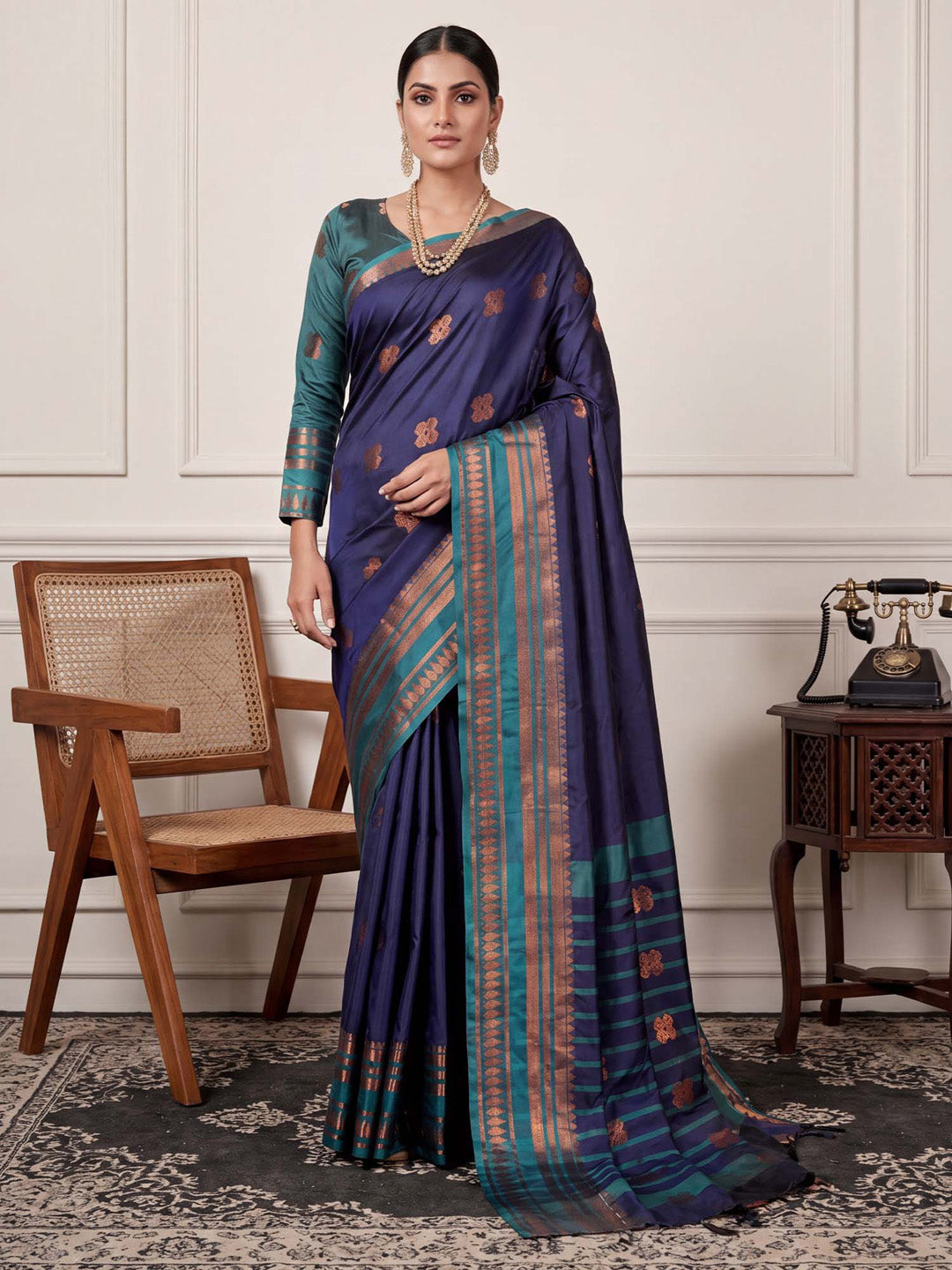 navy blue collection saree
marriage function saree
traditional wear saree
