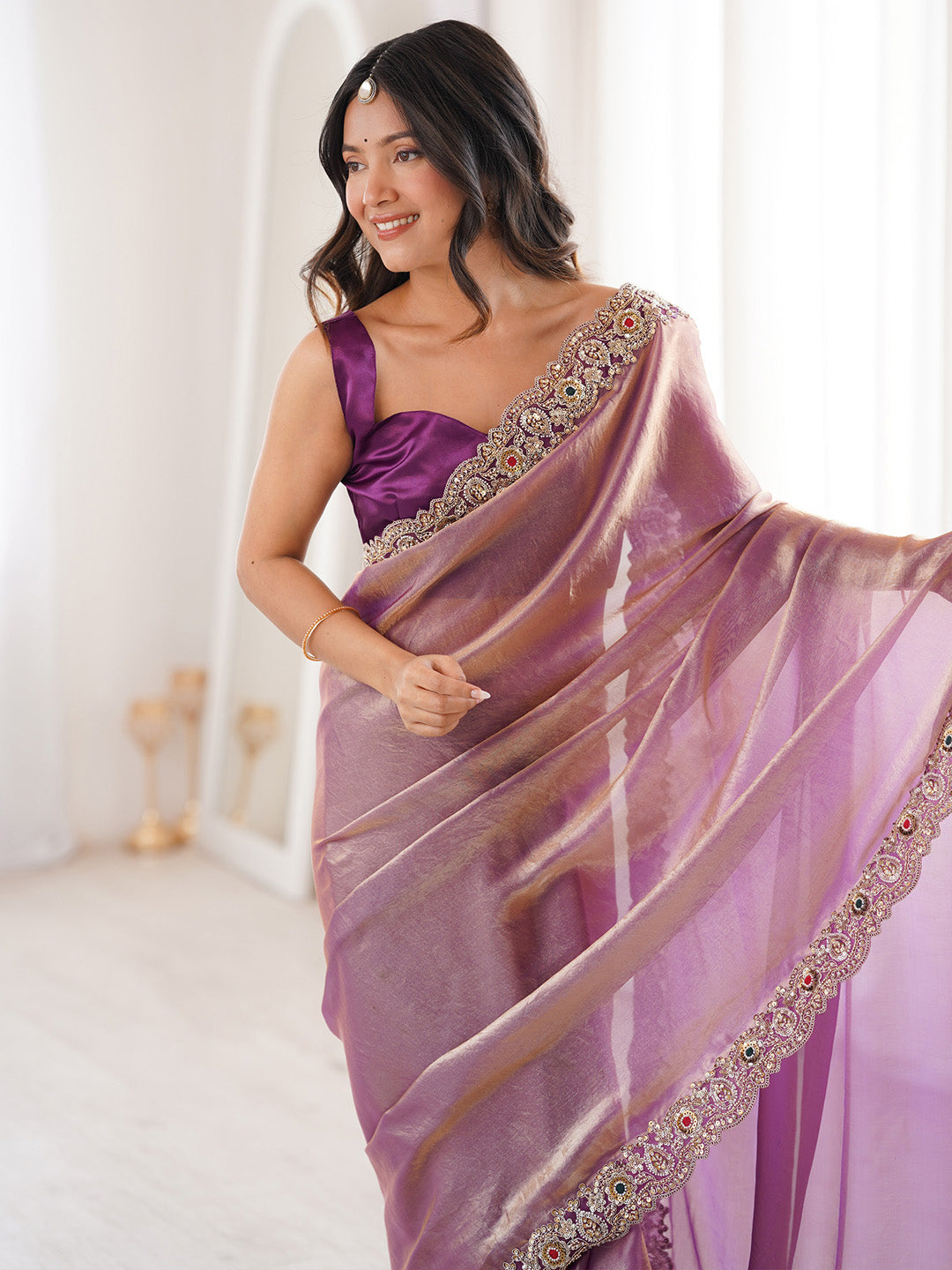 best saree for farewell party
