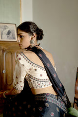 Kaala Surma Raajwada Saree