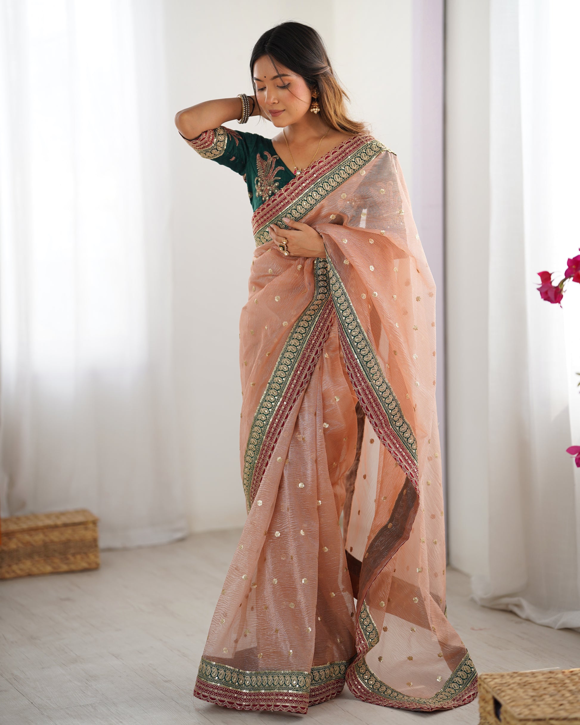 party wear saree new design images