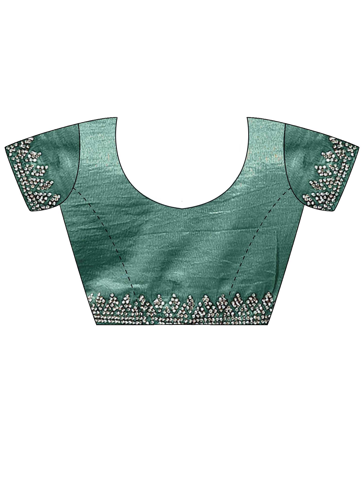 BEST STONE WORK SAREE
