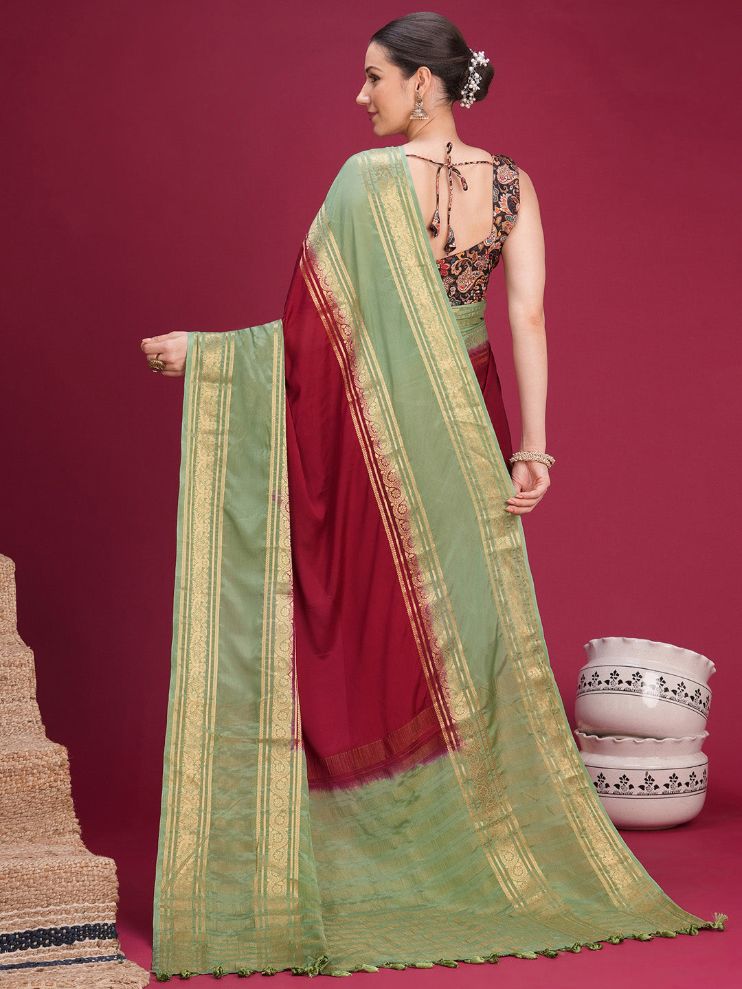saree for wedding function for mom