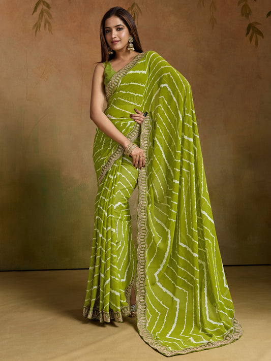 Leheriya saree