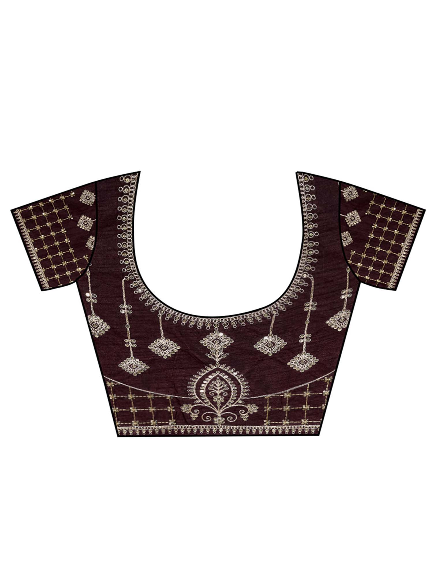 Reception wear saree
best work blouse saree