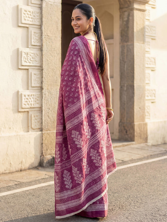 Sky Blue Tissue Silk Saree with Zari Stripes