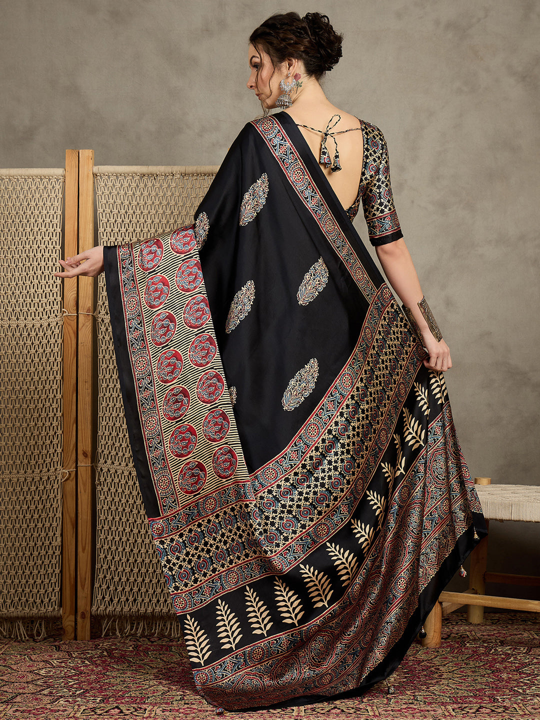 Block Printed Saree
