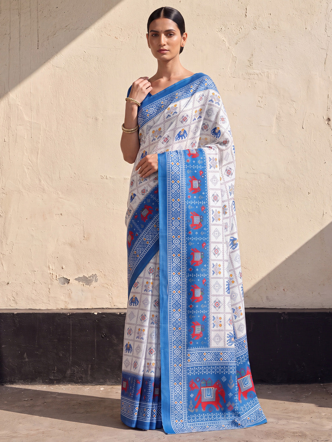 TEAL BLUE COTTON SAREE
Best printed saree collection
printed saree