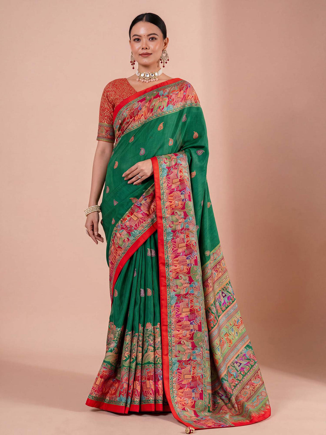 trending saree collection
trend saree to wear
kalamkari saree collection
