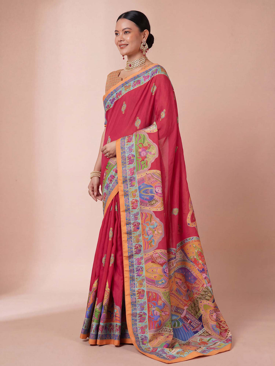 pink saree collection
best kalamkari saree collection
kalamkari saree collection