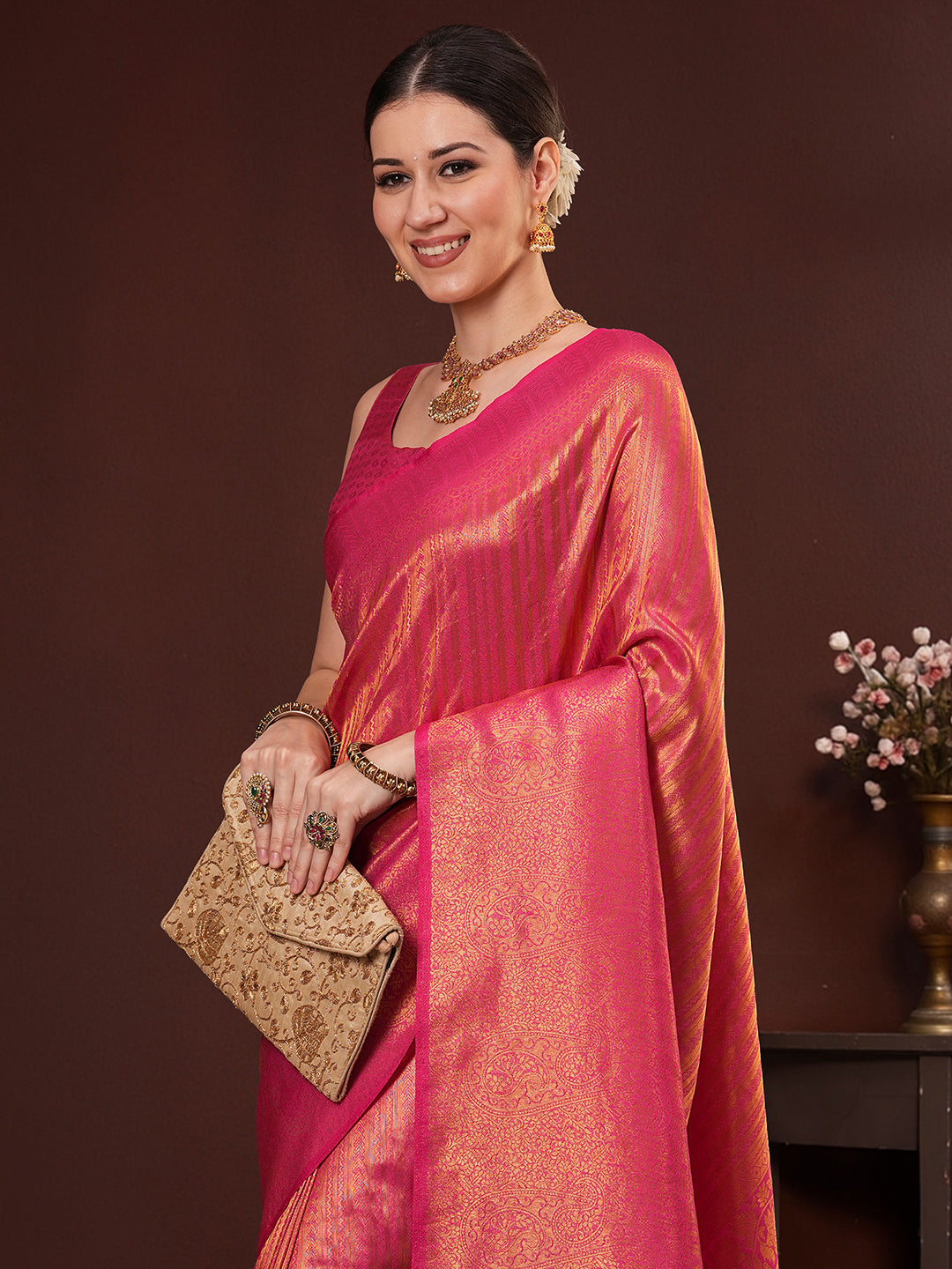 saree for wedding function for mom