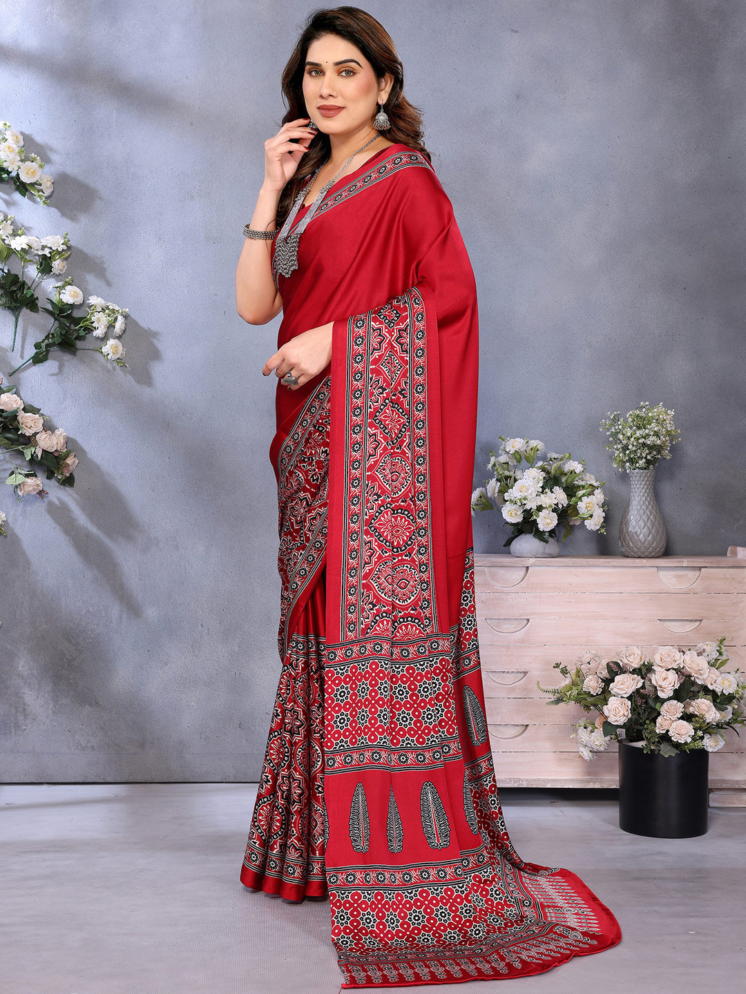 Velentine Day saree