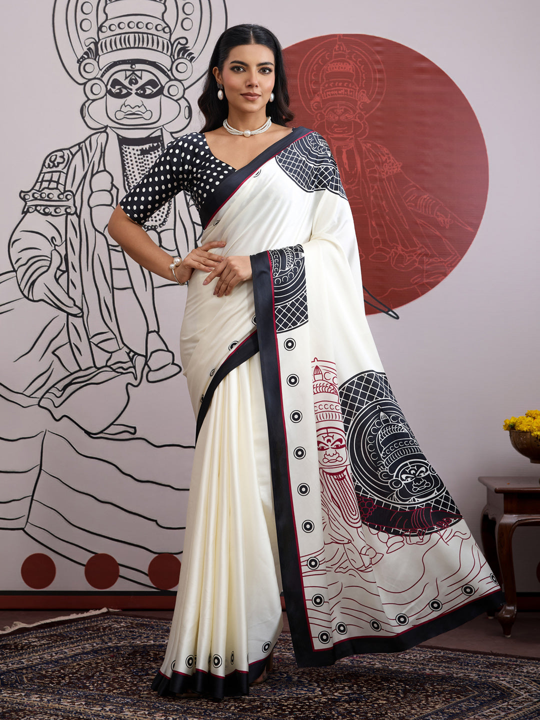 Kathakali Printed Saree7