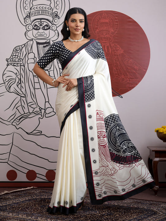 Kathakali Printed Saree7