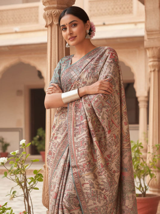 Digital Printed Saree