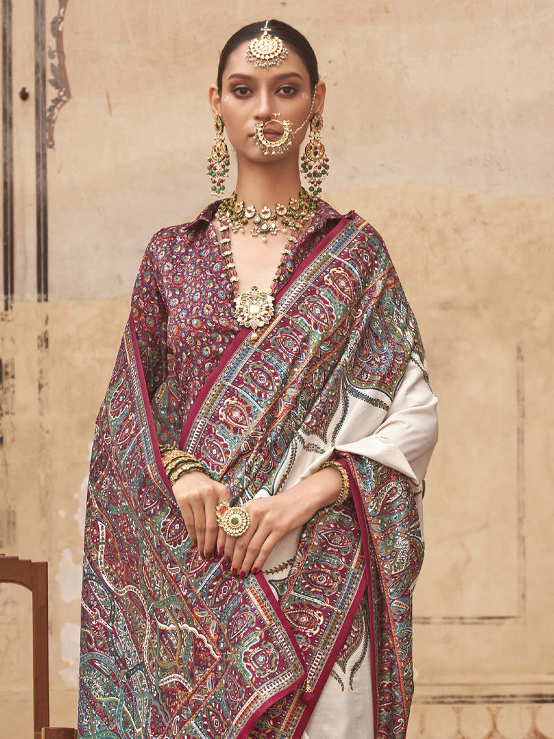 banarasi saree for wedding reception