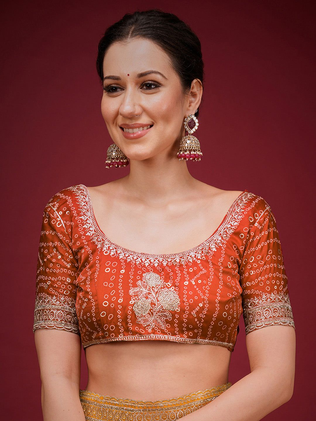 best bandhani saree