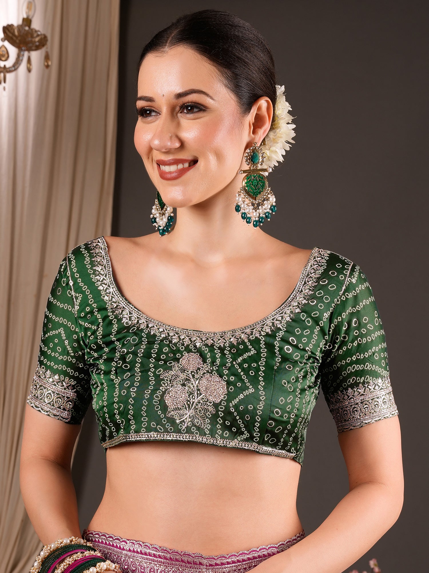 best bandhani saree collection