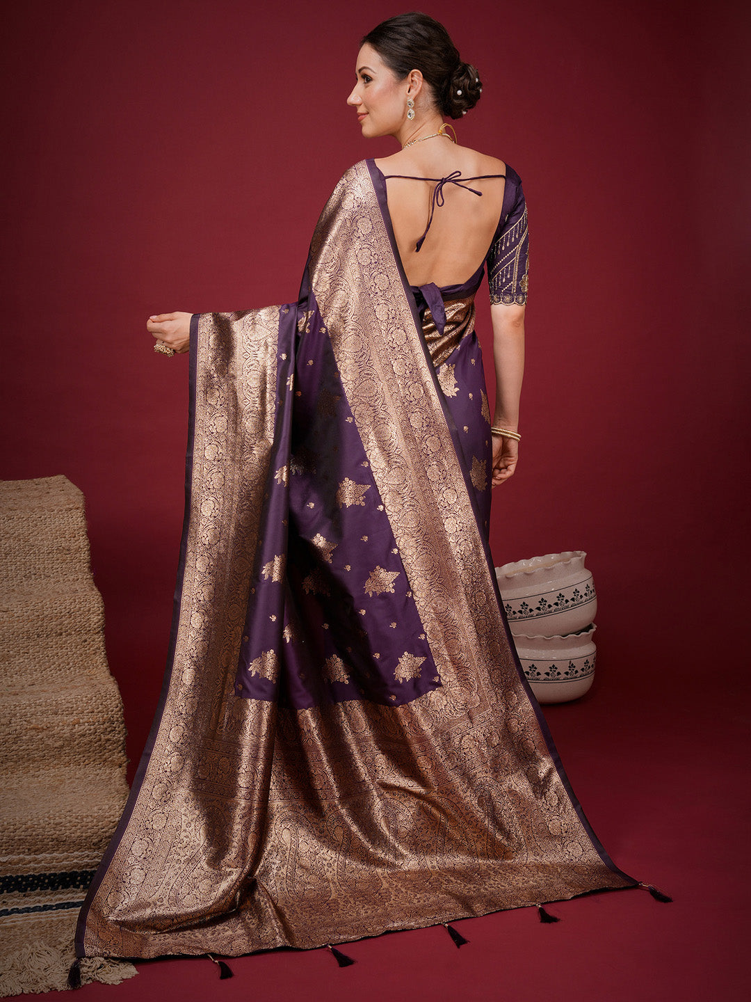 purple saeee collection
banarasi saree collection