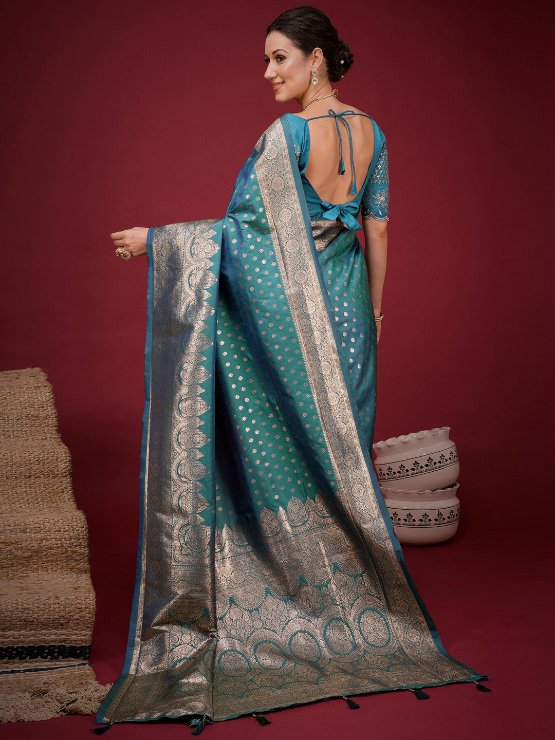 marriage function wear saree
