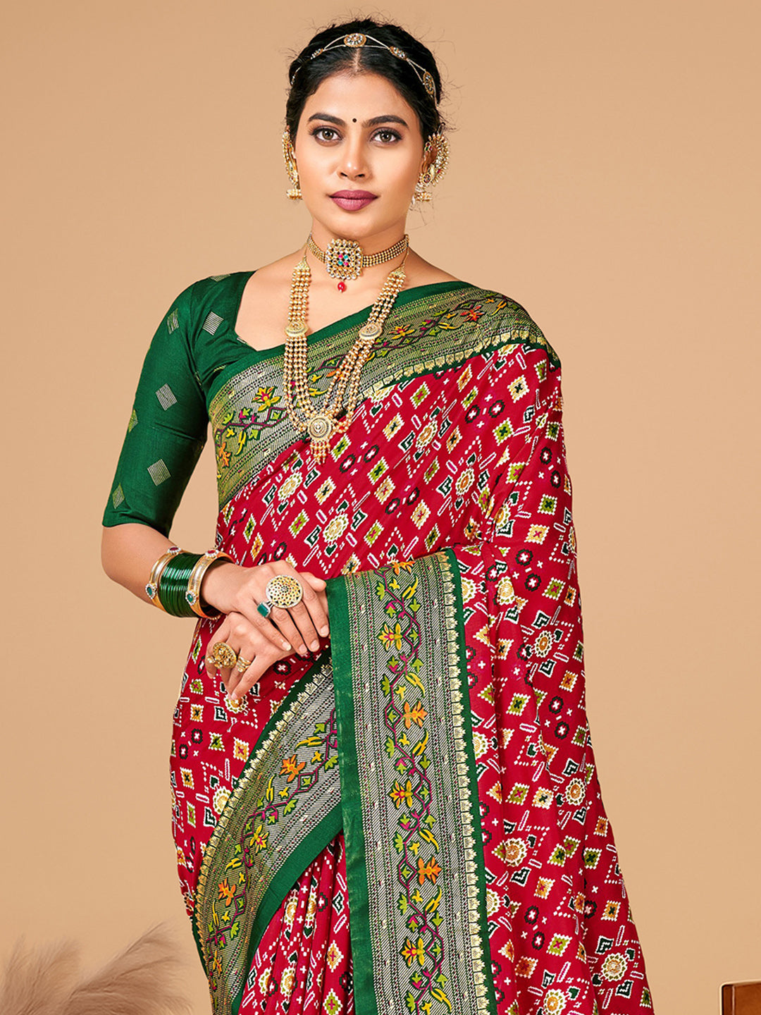 Patola Print Saree