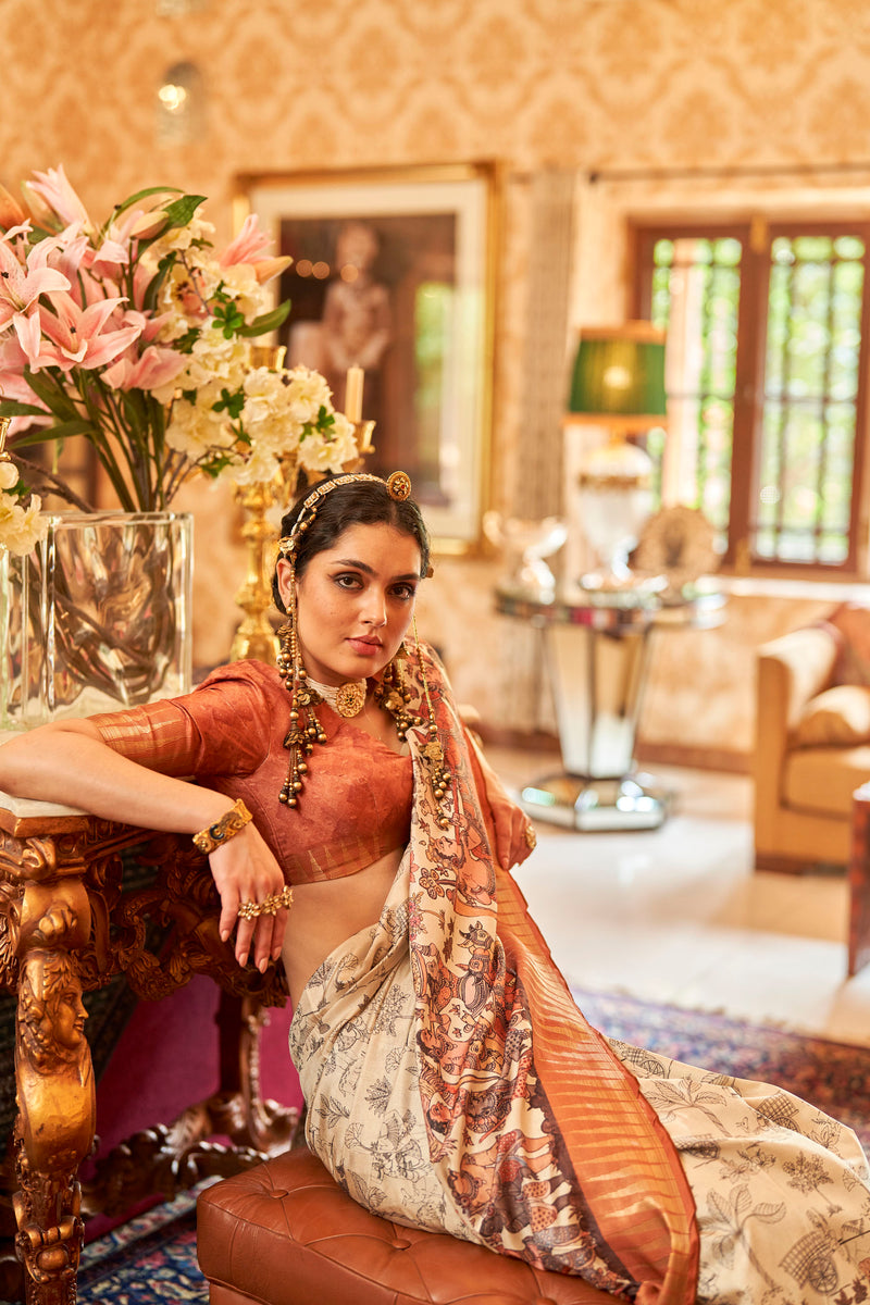 Timeless Morpankh Saree