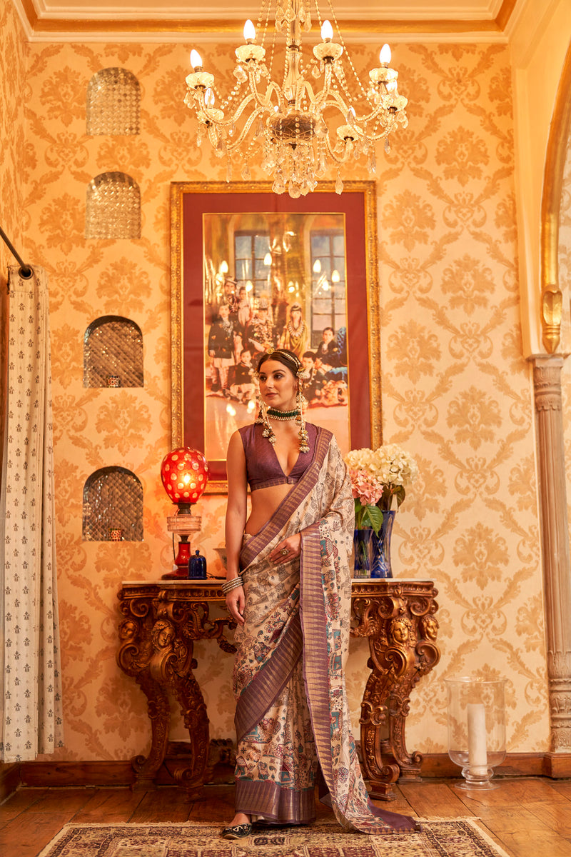 Splendid Morpankh Saree