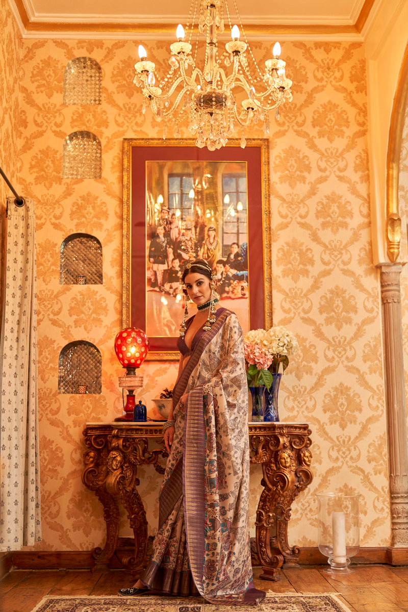 Splendid Morpankh Saree