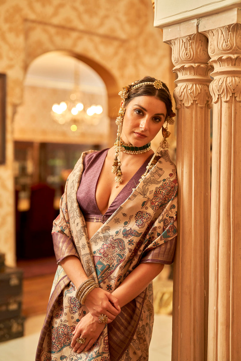 Splendid Morpankh Saree