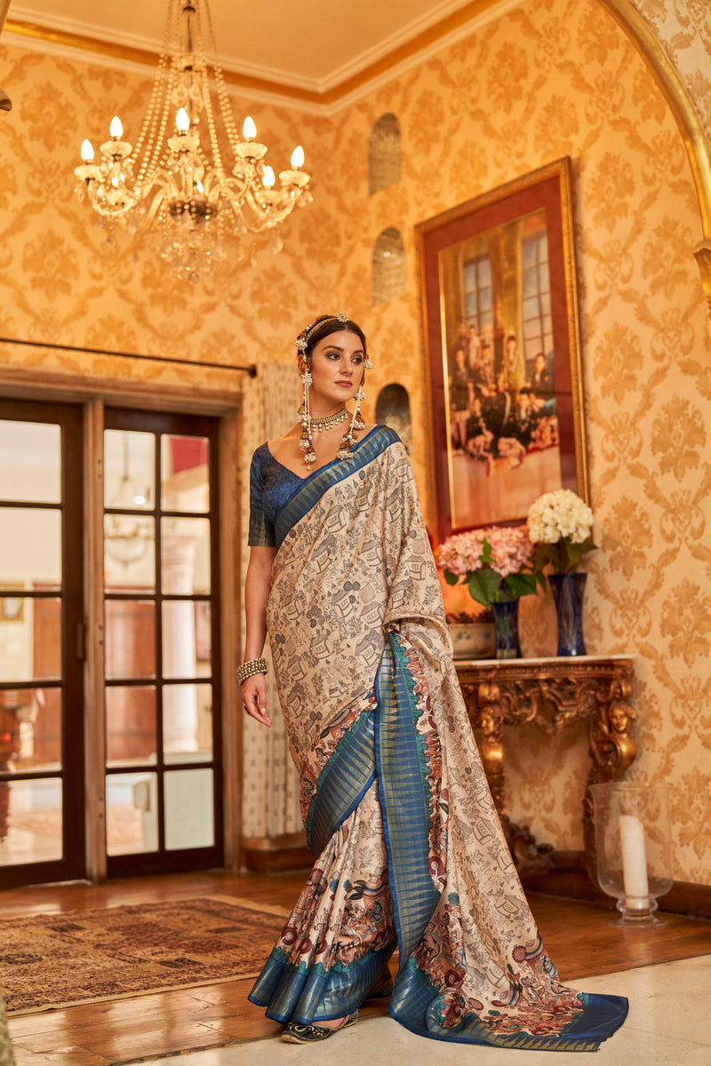 Radiant Morpankh Saree