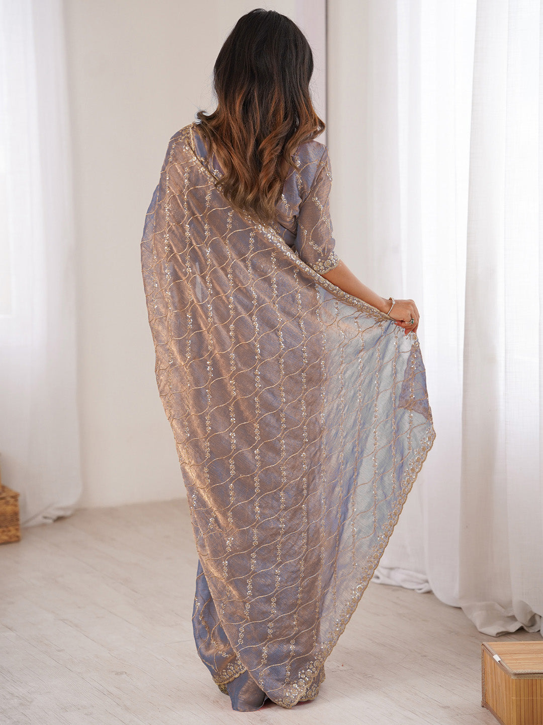 party wear saree new design