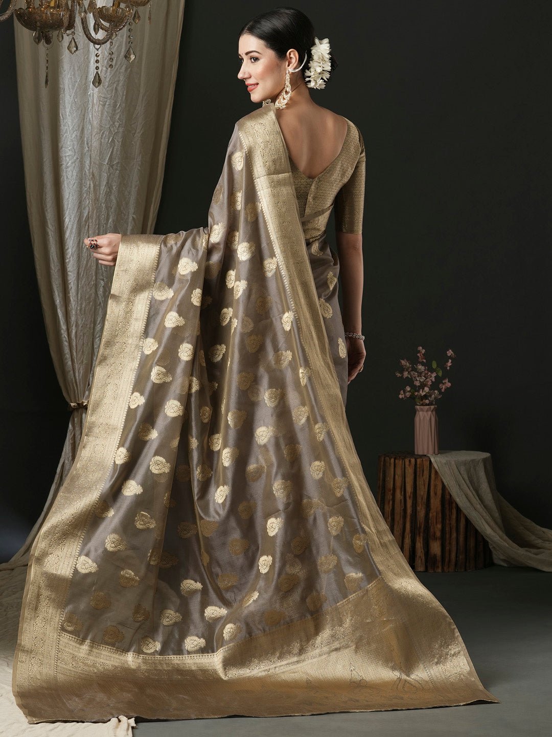 Banarasi Saree Zari Work Saree - Ressa