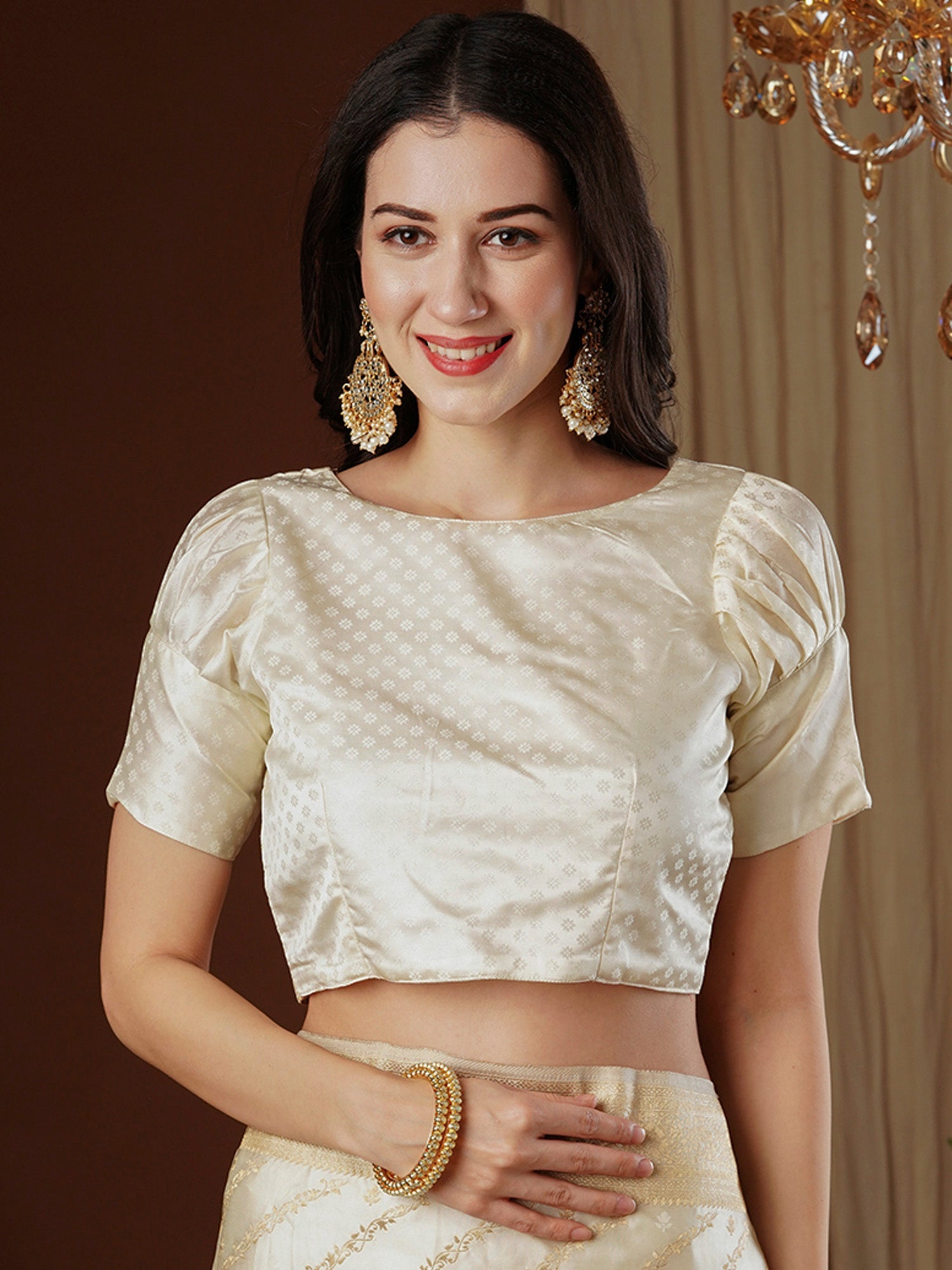 Banarasi Satin SIlk Saree with Jari Border - Ressa