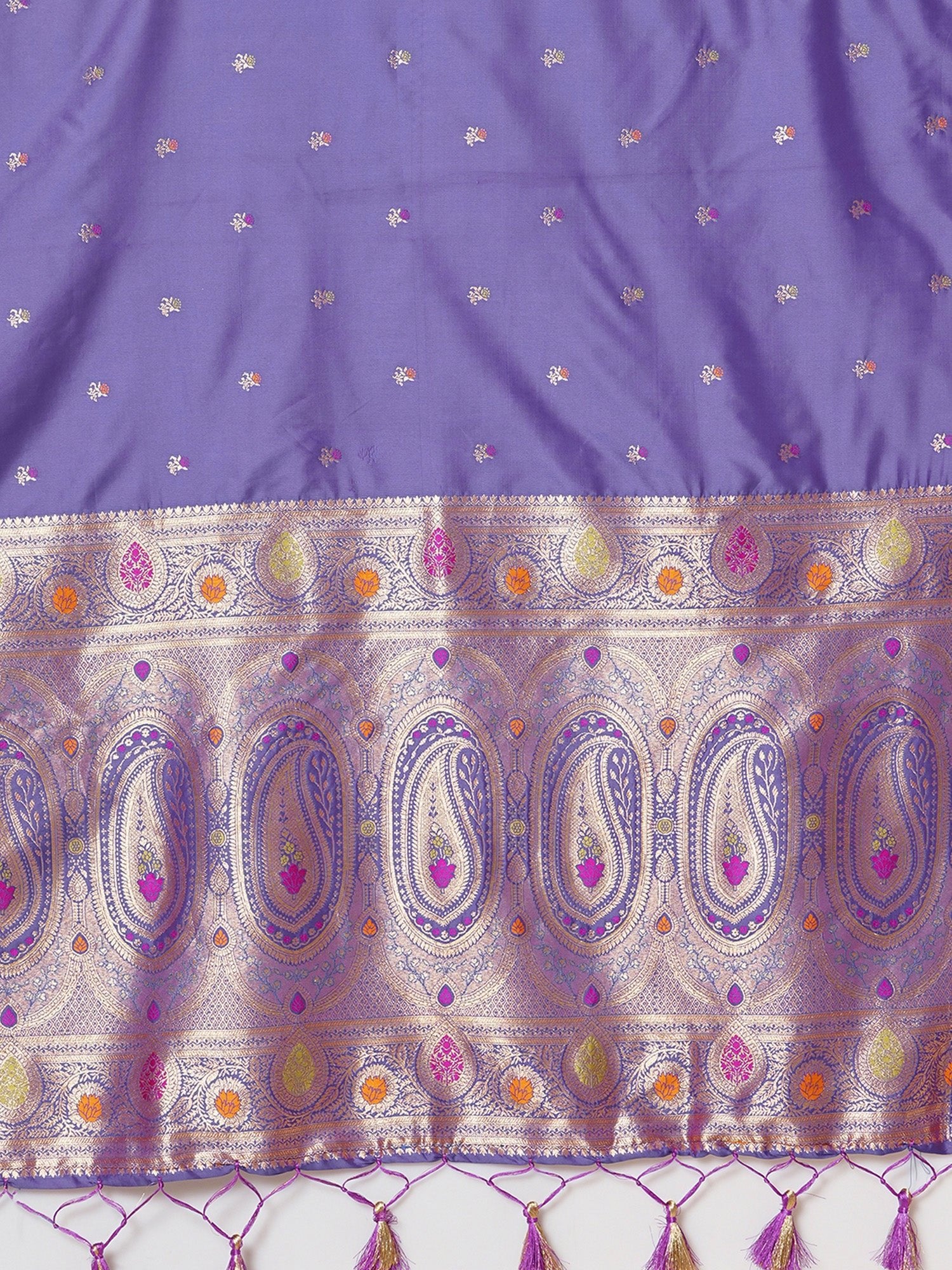 Banarasi Silk Saree with Meenakari Weave - Ressa