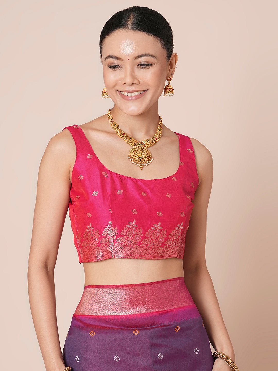 Banarasi Silk Saree with Patola Border - Ressa