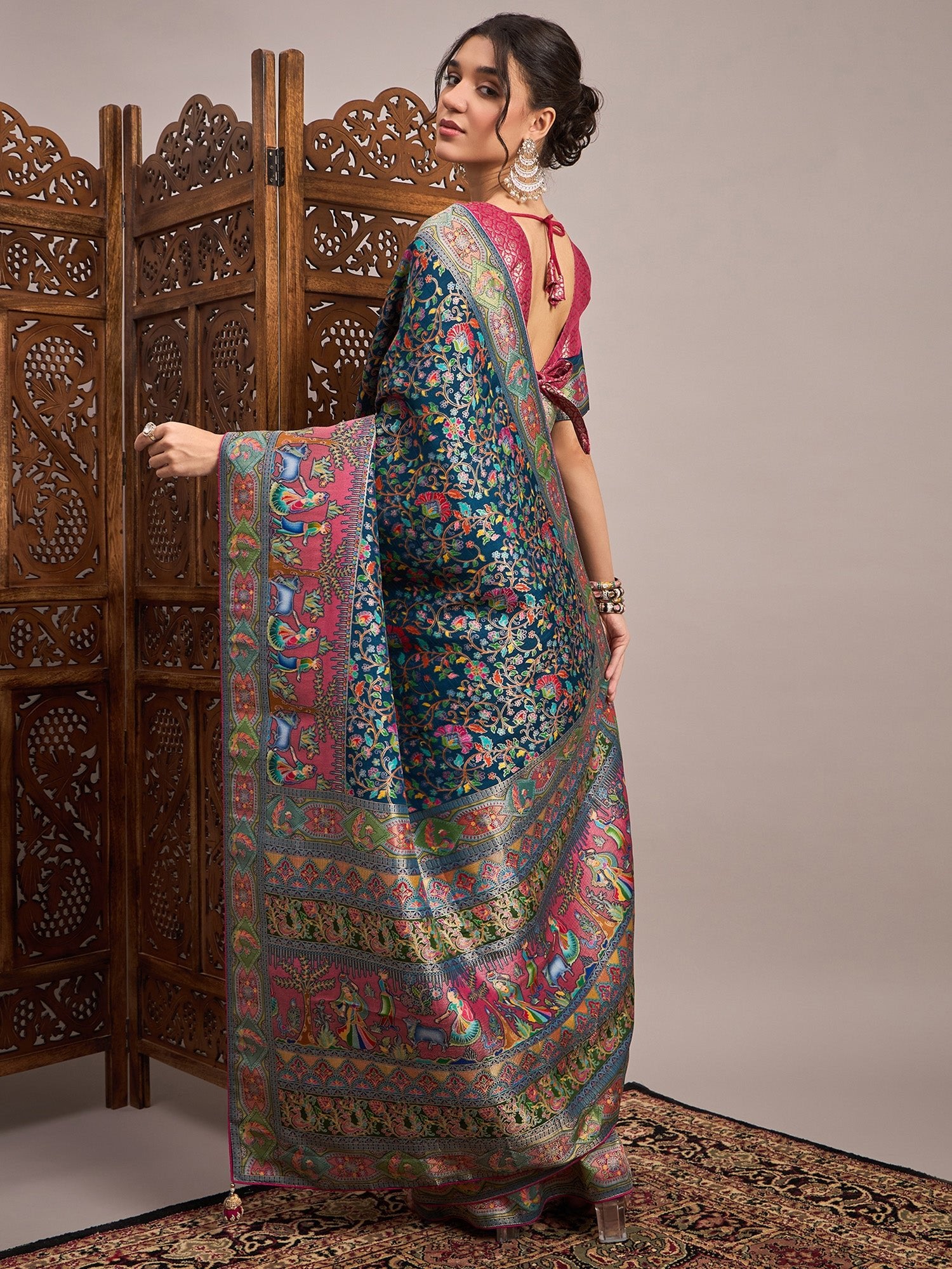 Banarasi Viscose Rayon Saree - Ressa