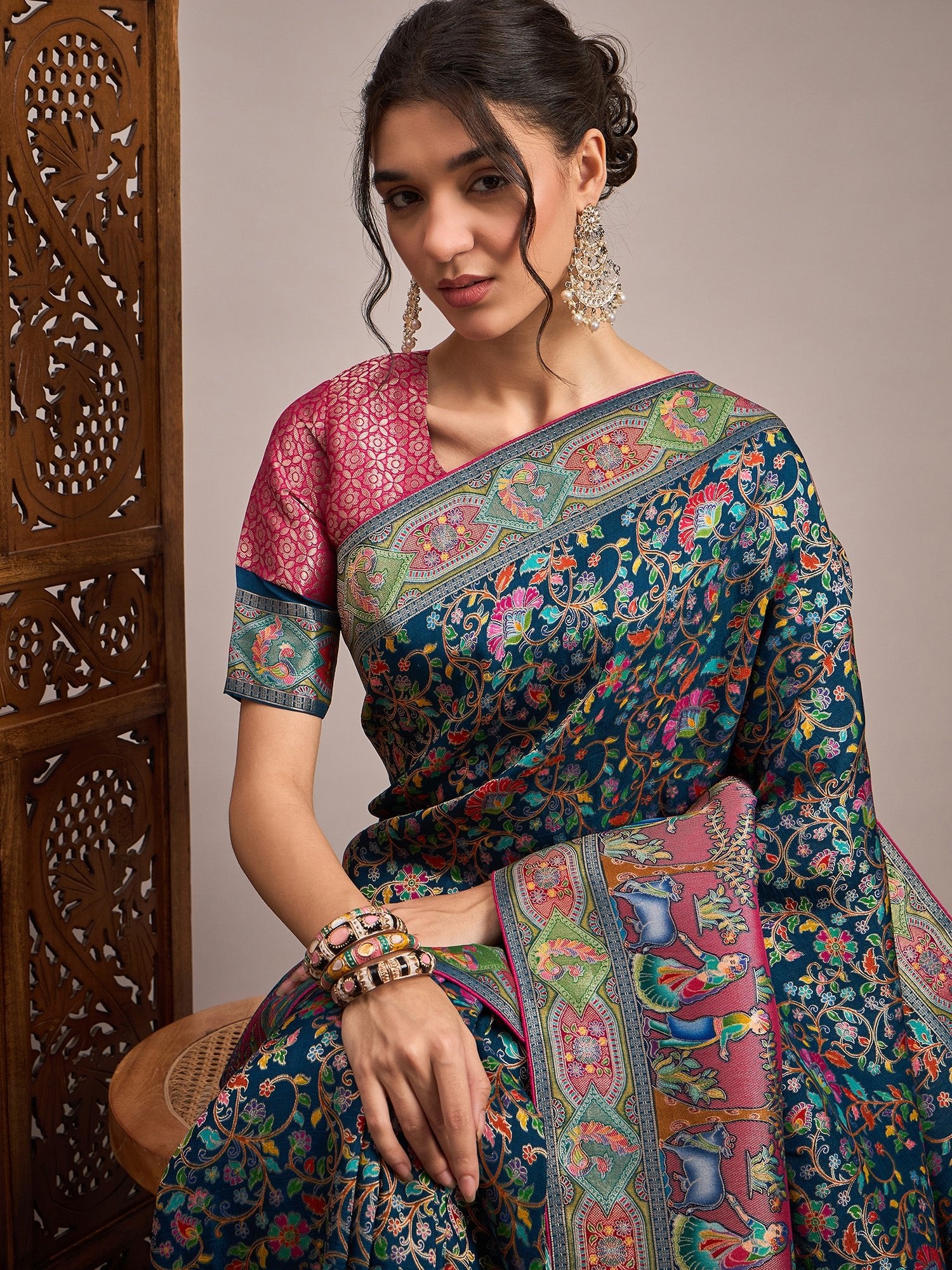Banarasi Viscose Rayon Saree - Ressa