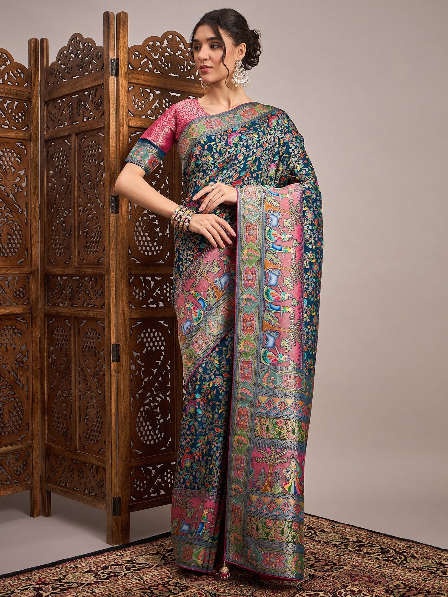 Banarasi Viscose Rayon Saree - Ressa