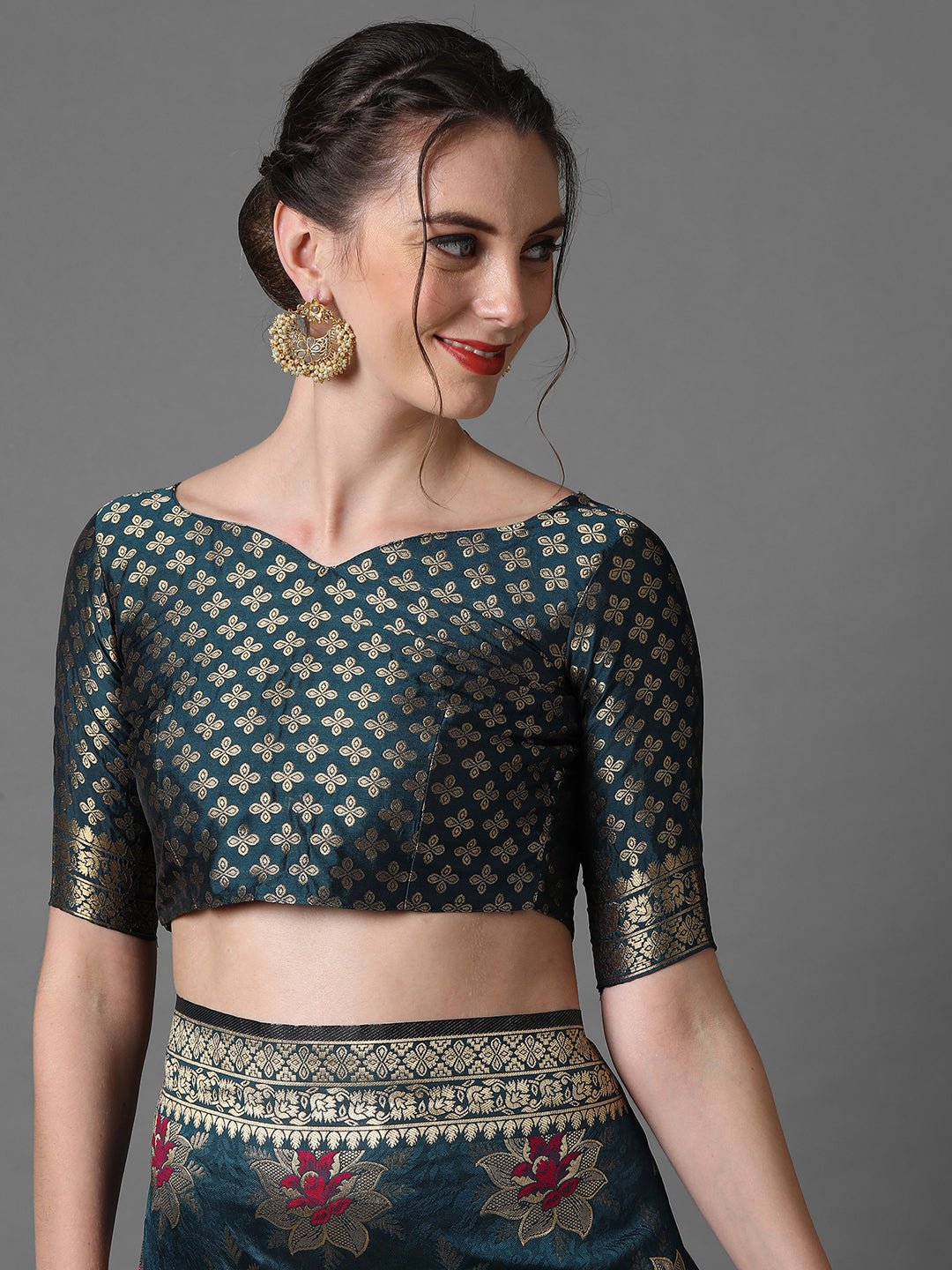 Banarasi Woven Silk Blend Saree - Ressa