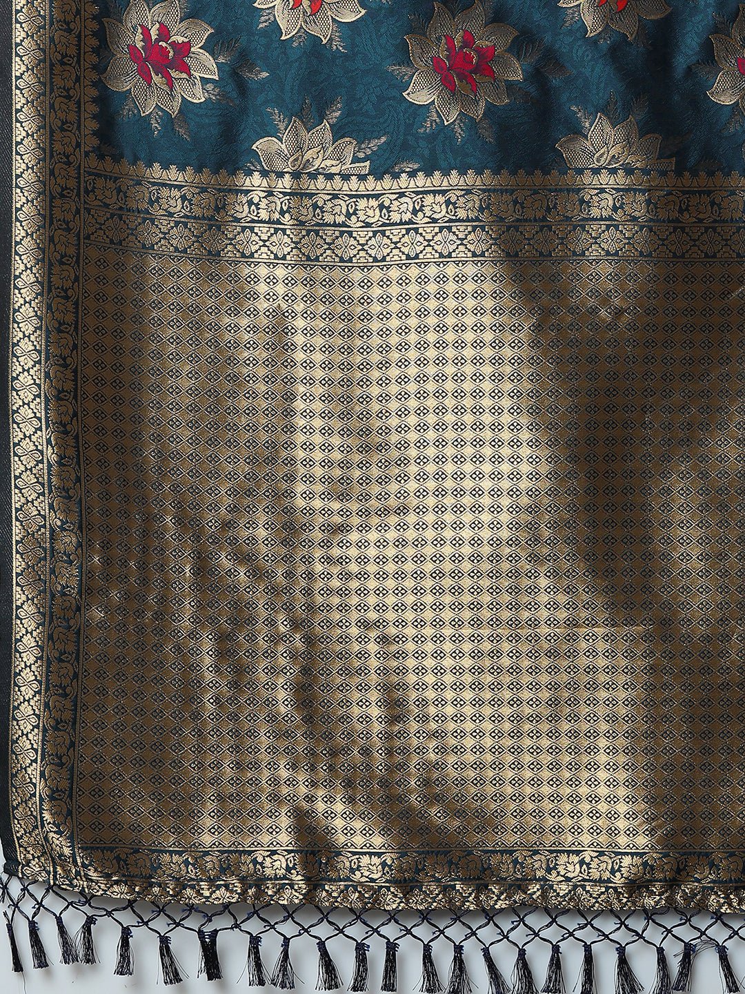 Banarasi Woven Silk Blend Saree - Ressa