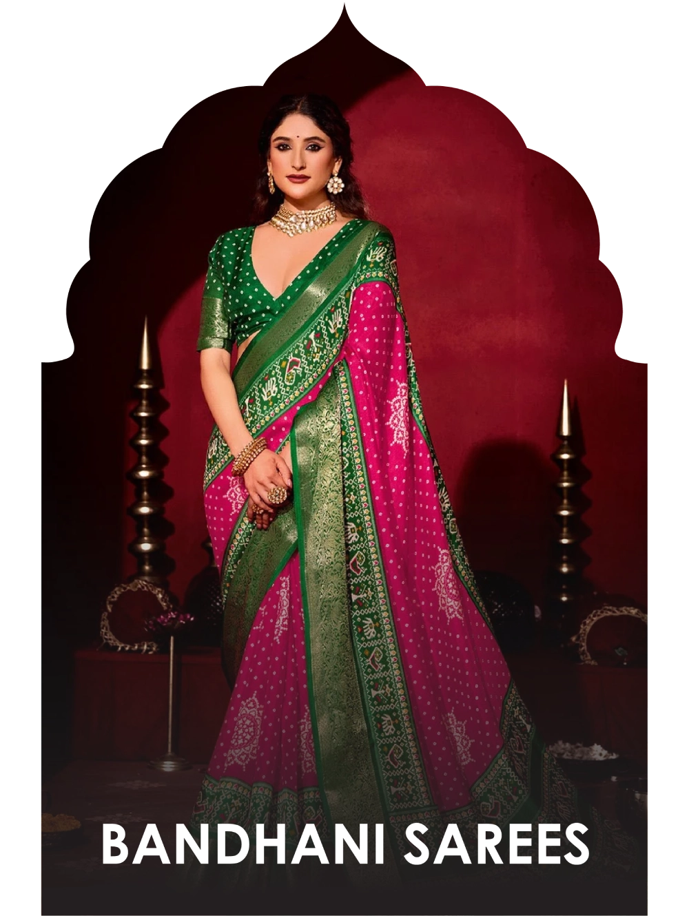 Bandhani Sarees
