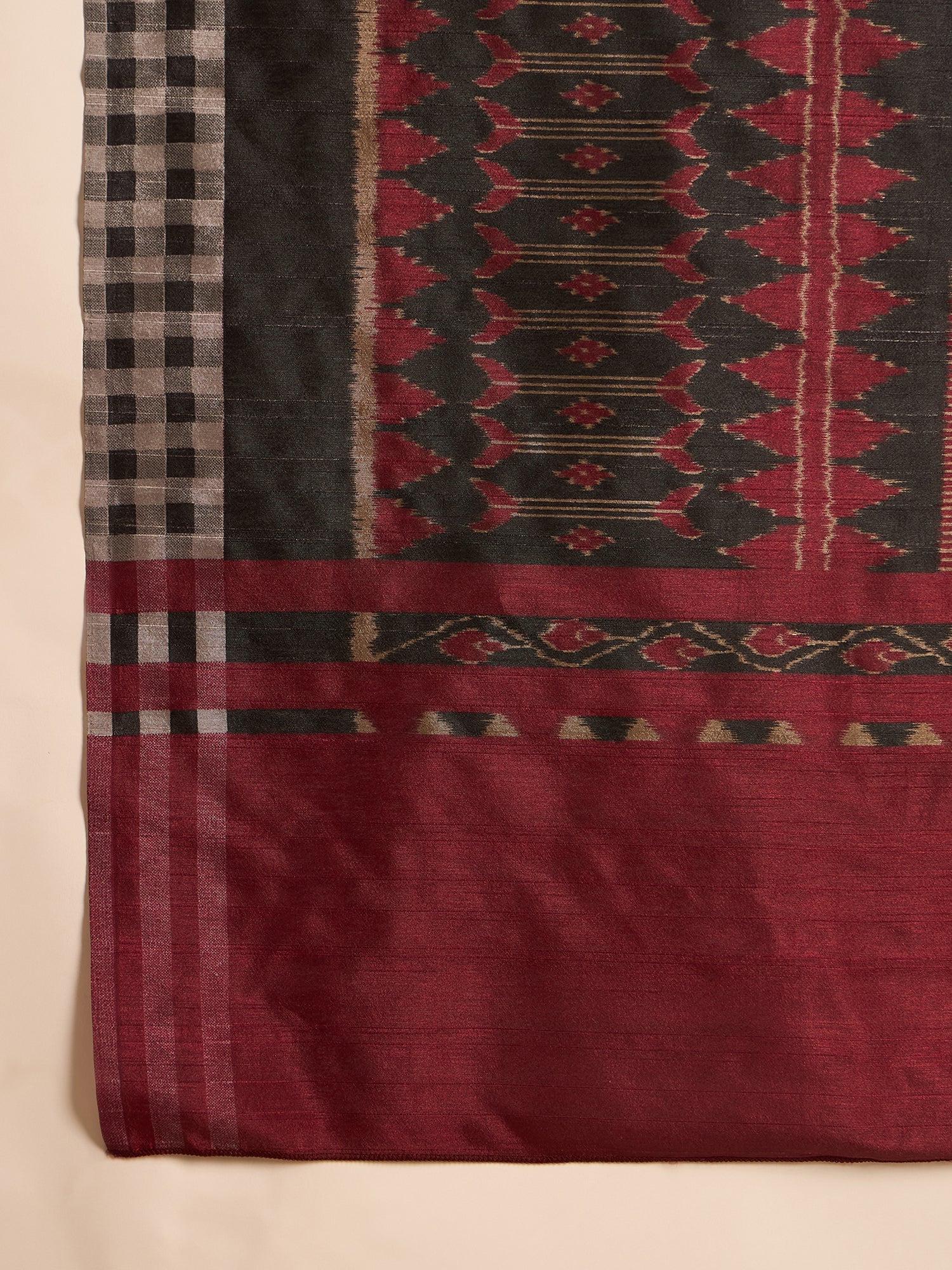 Bhagalpuri Ikkat Printed Saree - Ressa